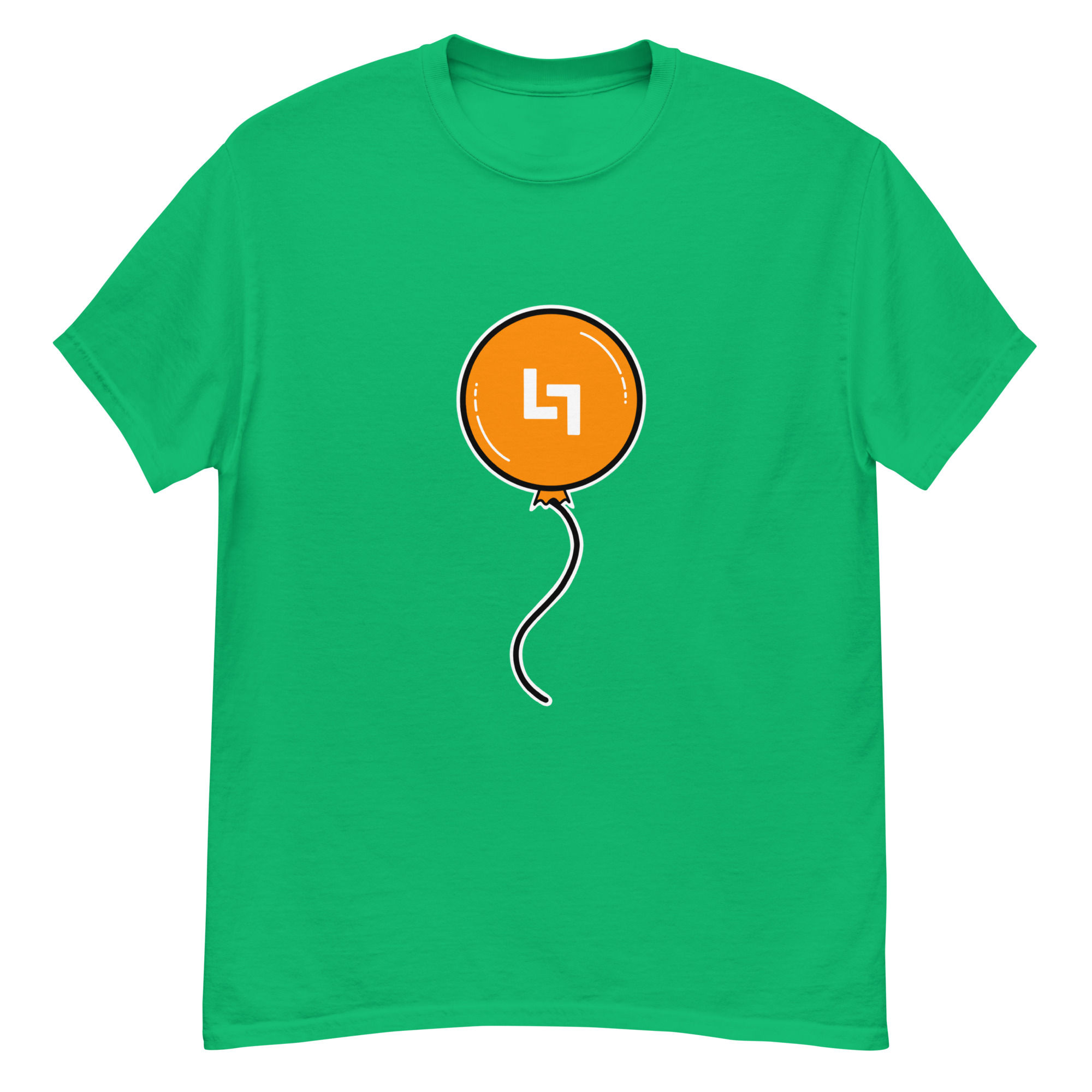 Orange Balloon T-Shirt (Front) (Big)