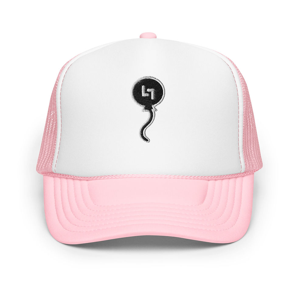 Thumbnail: Black Balloon Foam Trucker Hat