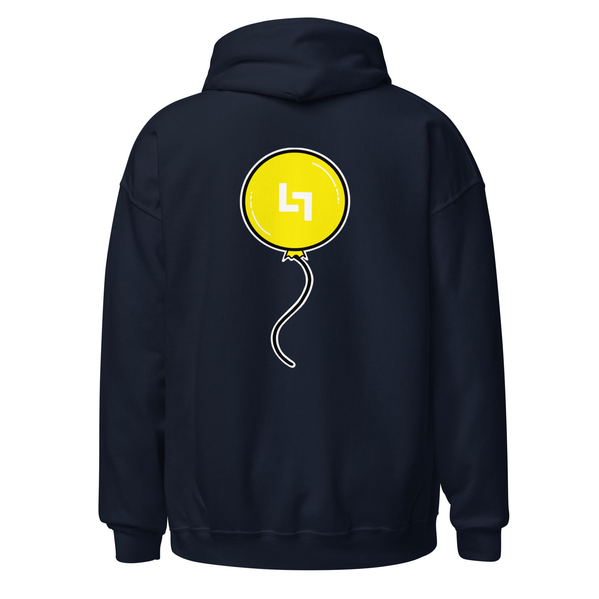 Yellow Balloon Hoodie (Front) (Back)