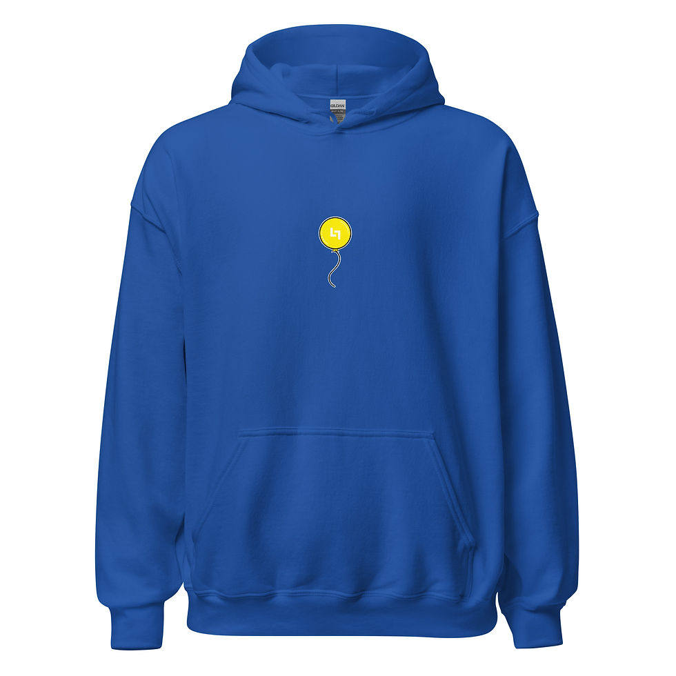 Thumbnail: Yellow Balloon Hoodie (Front) (Back)