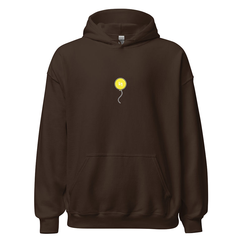 Thumbnail: Yellow Balloon Hoodie (Front) (Back)