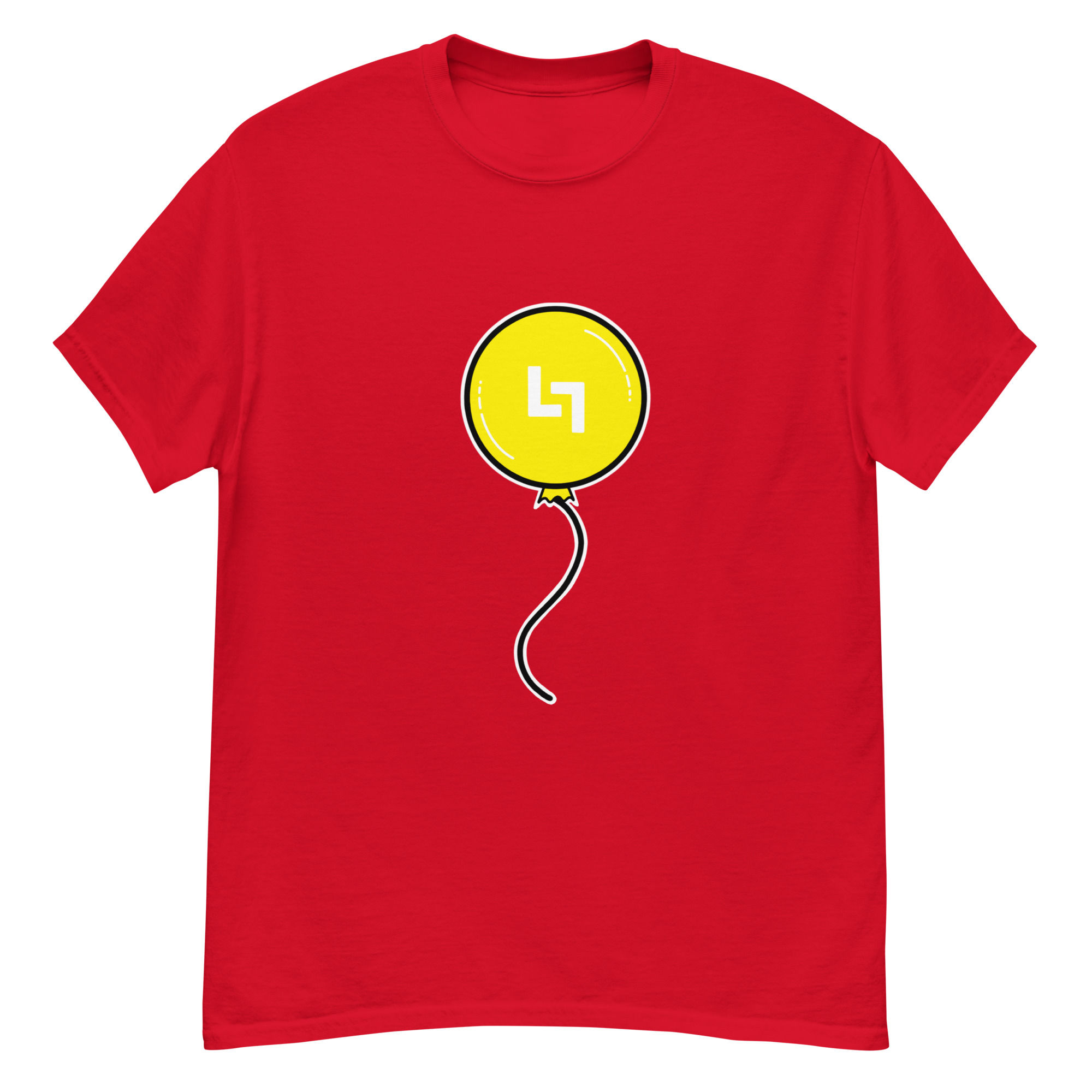 Yellow Balloon T-Shirt (Front) (Big) 