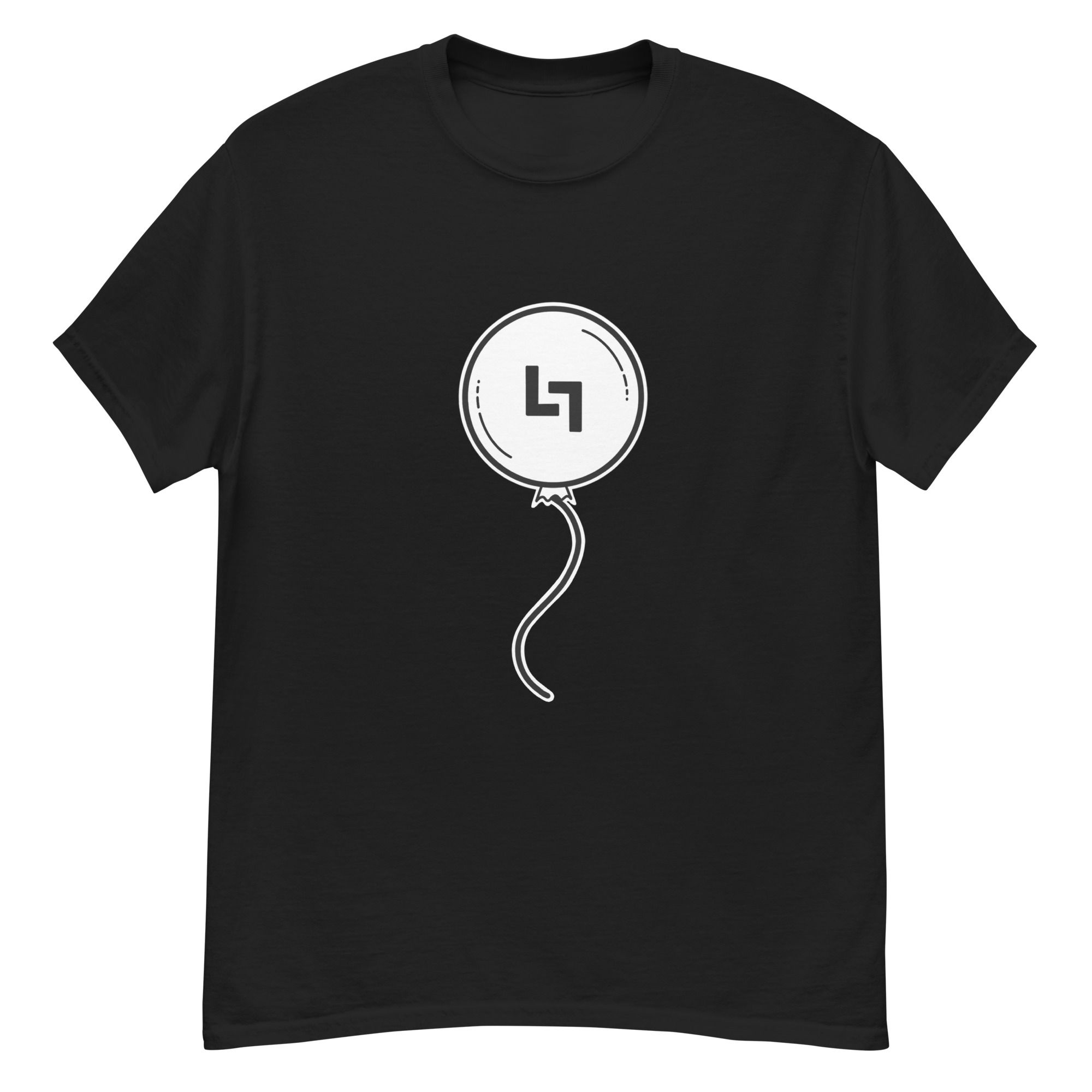 White Balloon T-Shirt (Front) (Big)