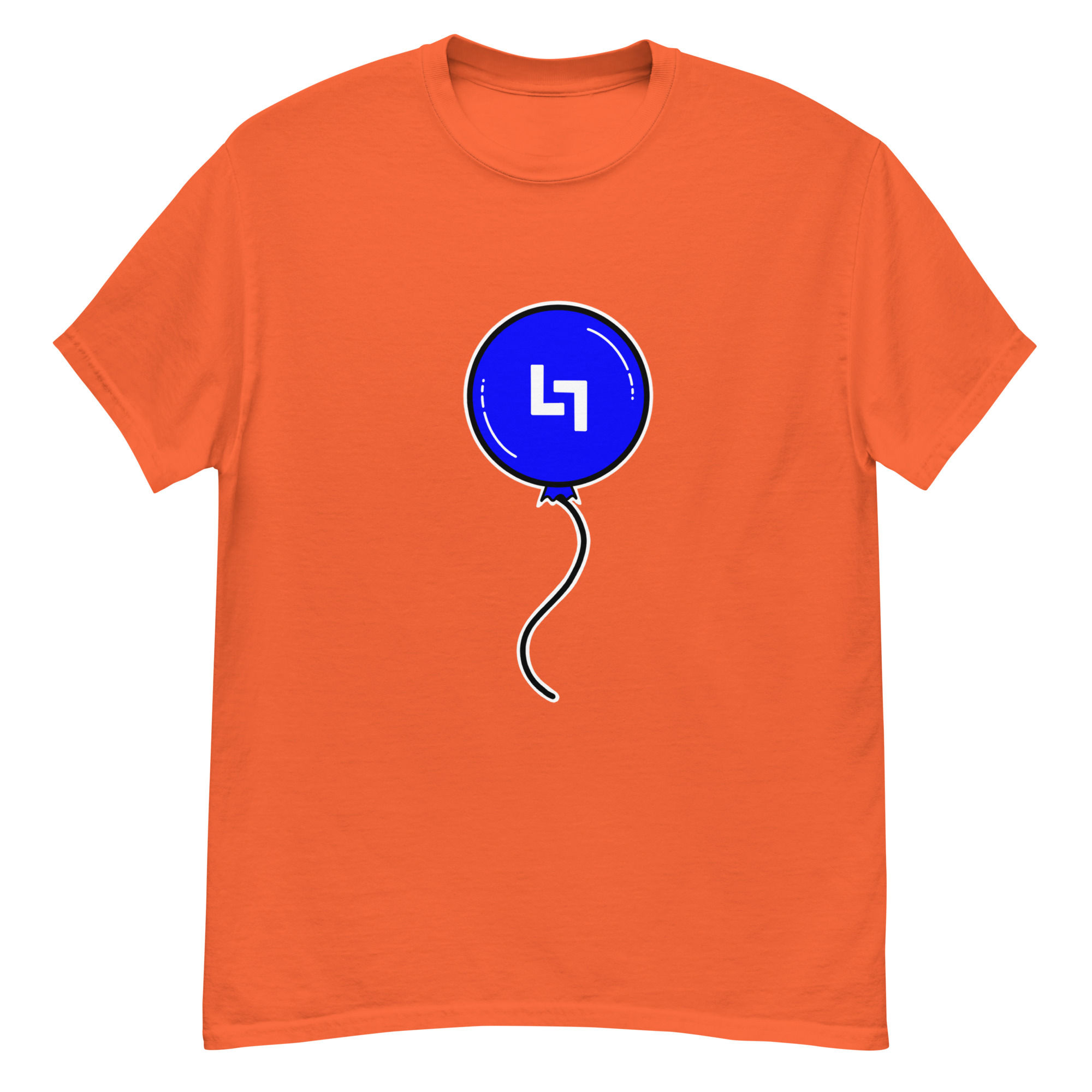 Blue Balloon T-Shirt (Front) (Big)
