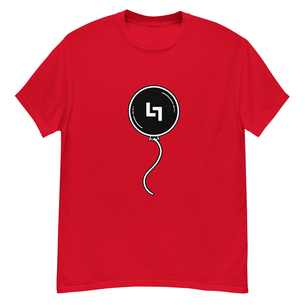 Thumbnail: Black Balloon T-Shirt (Front) (Big)