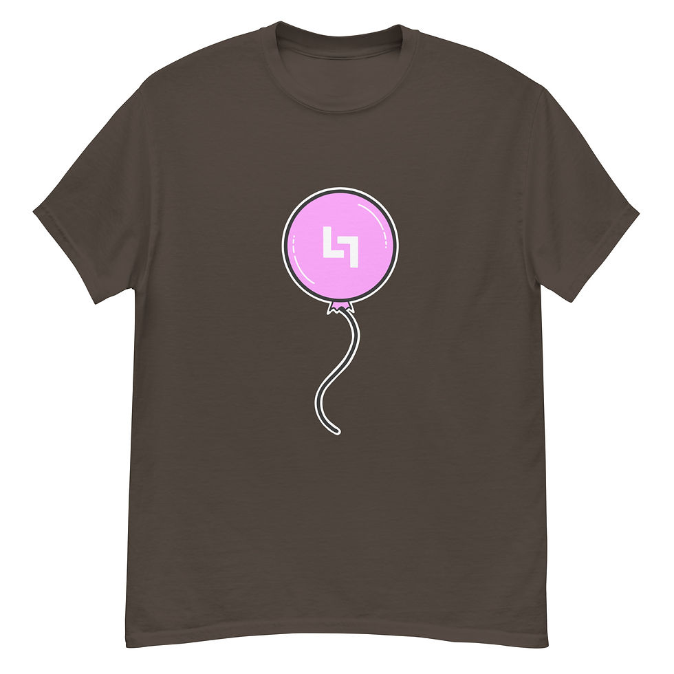 Thumbnail: Pink Balloon T-Shirt (Front) (Big)