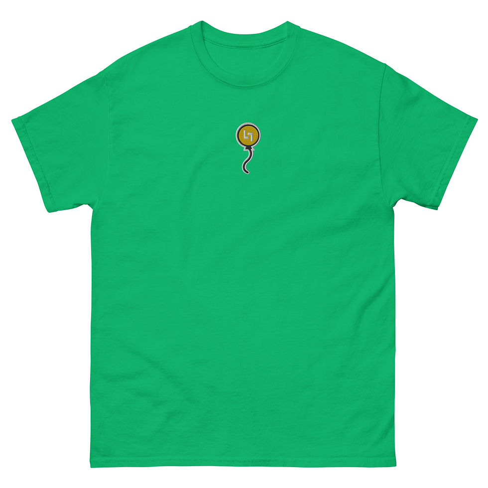 Thumbnail: Yellow Balloon T-Shirt (Front) (Small) (Embroidery)