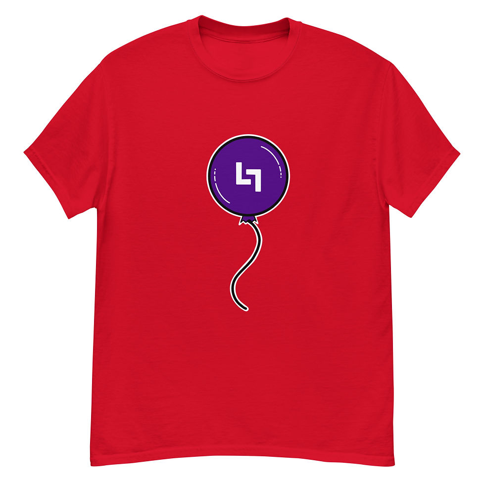 Thumbnail: Purple Balloon T-Shirt (Front) (Big)