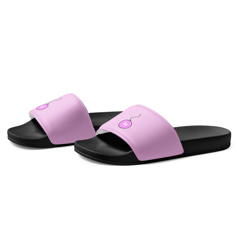 Thumbnail: Pink Balloon Men’s Pink Slides