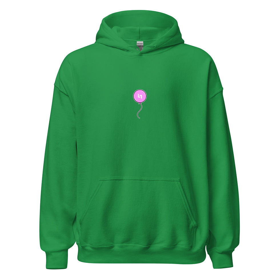 Thumbnail: Pink Balloon Hoodie (Front) (Back)