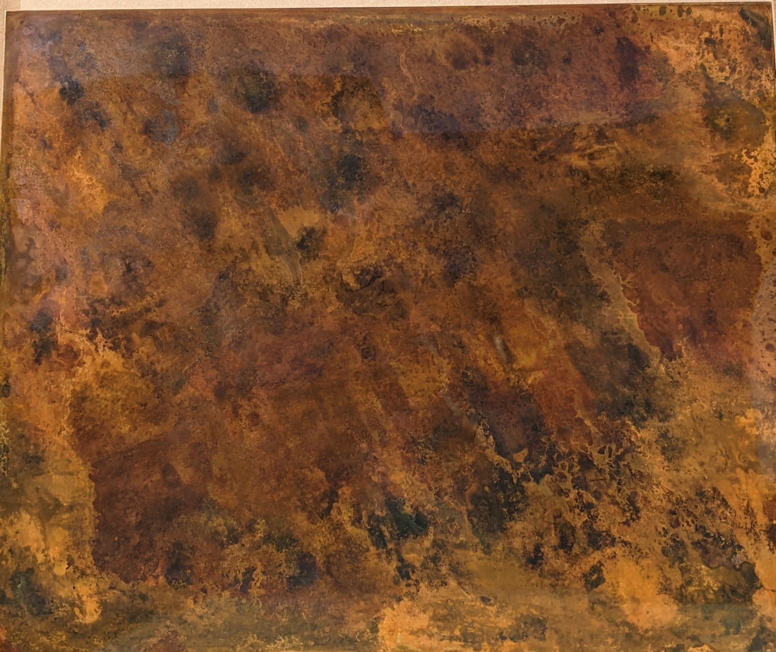 Weathered & Rustic Copper Splashback