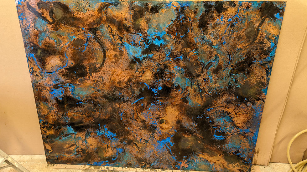 Thumbnail: Abstract & Moody Copper Splashback