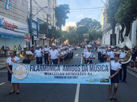 W.GUIMARÃES: Prefeitura apoia a Filarmônica Amigos da Música no 2 de Julho, em Salvador