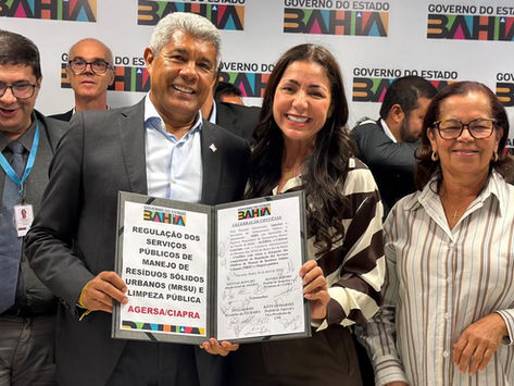 Prefeita de Nilo Peçanha destaca avanço histórico em parceria com o Governo do Estado para o fim dos lixões no Baixo Sul