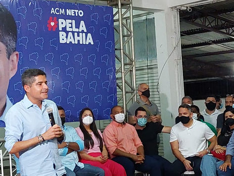 Em visita à Valença, ACM Neto, adota discurso moderado e conciliador