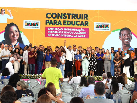 Com R$ 2,8 bilhões, Bahia tem maior investimento da história em Educação, por meio do ‘Construir para Educar’