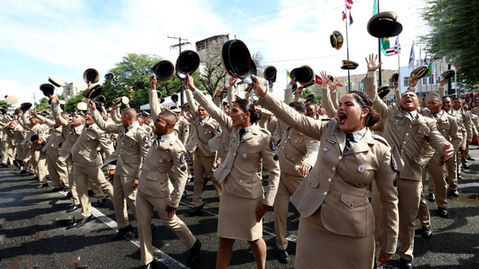 Formatura de 1.441 novos policiais militares fortalece segurança pública na Bahia
