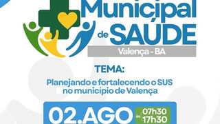 Valença realizará 9ª Conferência Municipal de Saúde para fortalecer o SUS e ampliar a participação popular