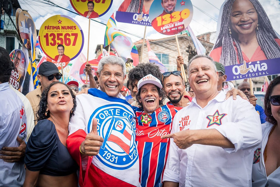 Salvador abraça o Time de Lula e dá largada à caminhada de Jerônimo pela Bahia