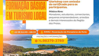 JAGUARIPE: Workshop oferece formação em turismo local para moradores e demais interessados da Região das Praias