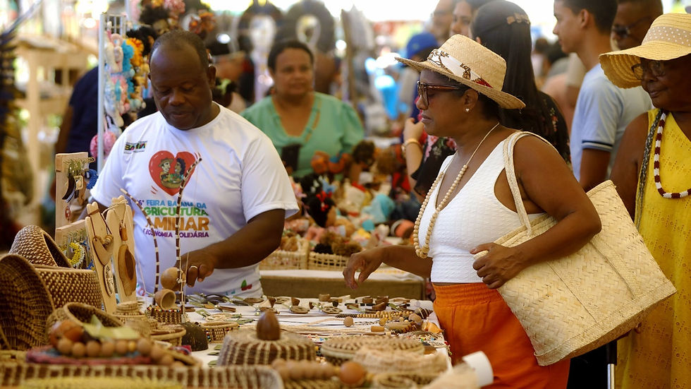 Agricultura familiar reafirma seu protagonismo e movimenta economia em evento no Parque Costa Azul, em Salvador