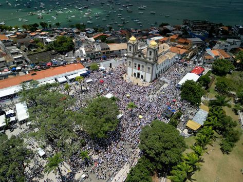 BAHIA: Governador celebra a fé e tradição baiana na chegada à Basílica do Senhor do Bonfim