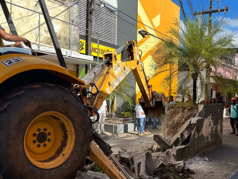 Calçadão de Valença passa por mudanças: mais espaço para o povo e melhorias para ambulantes