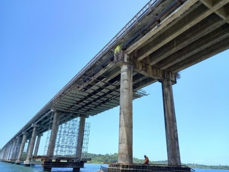Ponte do Funil, em Itaparica, será parcialmente interditada para manutenção a partir de 19/07