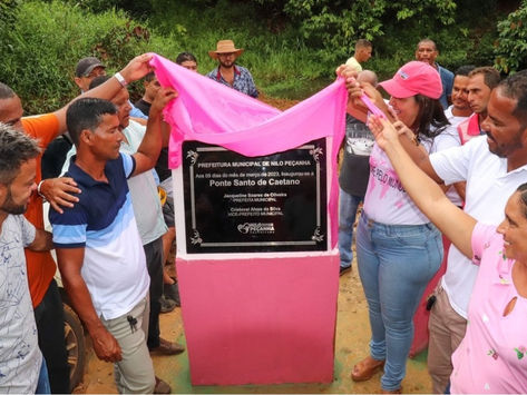 N.PEÇANHA: Comunidade do Areião celebra a inauguração da Ponte de Santo Caetano