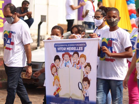 TAPEROÁ: Alunos da Rede Municipal de Ensino participaram do Desfile da Independência