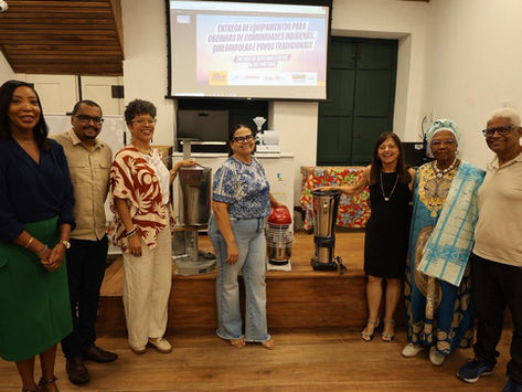 Sepromi amplia apoio a comunidades tradicionais com entrega de cozinhas comunitárias