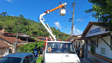 Nilo Peçanha moderniza iluminação pública com instalação de lâmpadas de LED