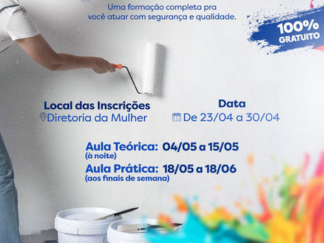 GANDU: Prefeitura abre inscrições para curso de pintora profissional