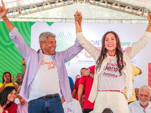 Prefeita de Nilo Peçanha reitera apoio à reeleição de Jerônimo Rodrigues durante evento em Valença