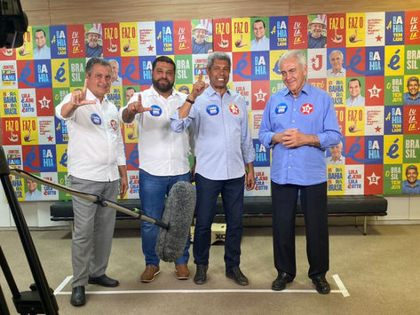 ITUBERÁ: Neto Baé participa de gravações de peças de campanha de Jerônimo Rodrigues (PT)