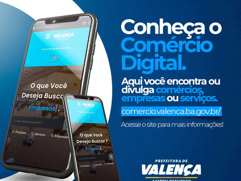 VALENÇA: Prefeitura lança aplicativo para impulsionar o comércio digital na cidade