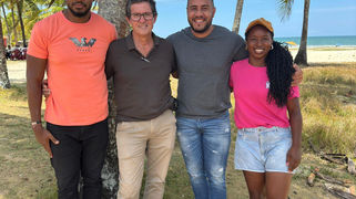 Secretaria de Esporte e Juventude realiza visita técnica no espaço que receberá o projeto Verão Costa a Costa, na Praia do Guaibim
