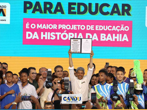 GANDU: Município receberá 2 escolas de tempo integral do projeto Construir para Educar