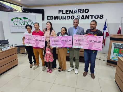 Nilo Peçanha realiza repasse final para projetos contemplados pelo CMDCA