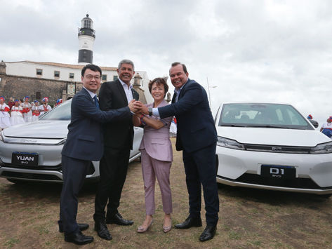 Bahia receberá primeira fábrica de carros elétricos da BYD nas Américas
