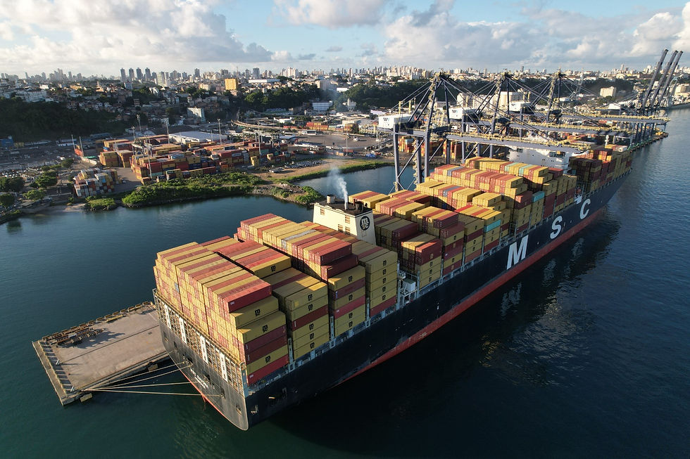 Bahia recebe navio com mais de 800 toneladas de materiais para início das obras da Ponte Salvador–Itaparica