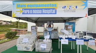 GANDU: Hospital João Assis recebe novos equipamentos de saúde