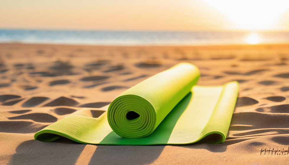 Beach Yoga for Cancer Awareness