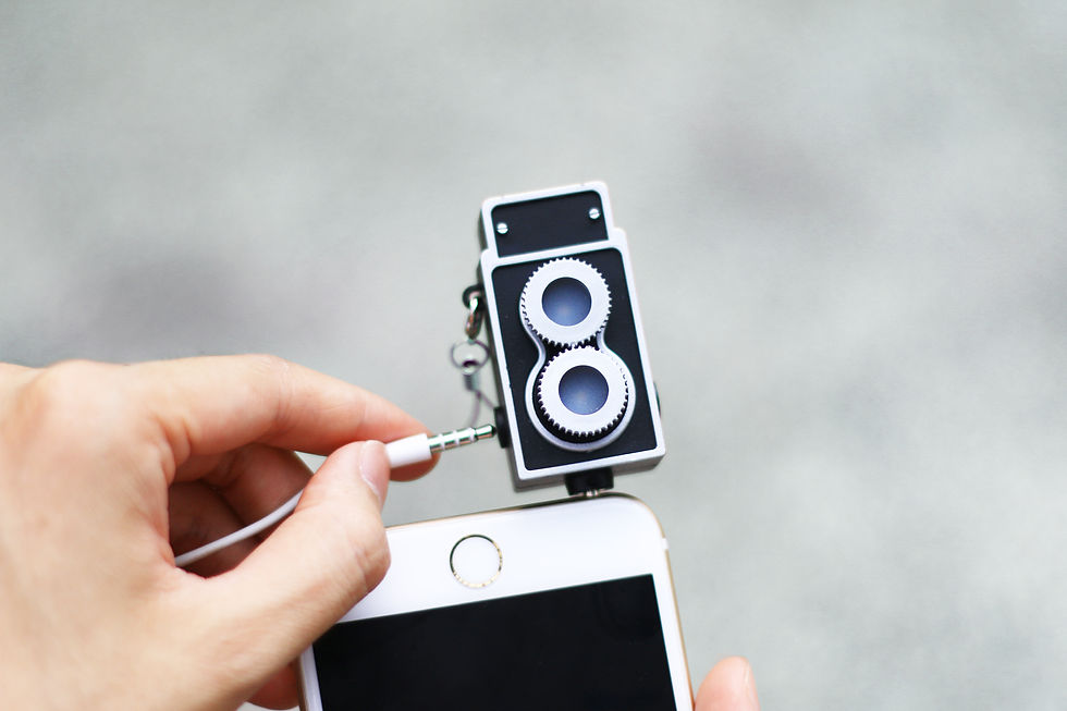 Thumbnail: Retro Camera Design Selfie Lights and Earphone Splitter | 复古自拍补光灯(带耳机分插器)