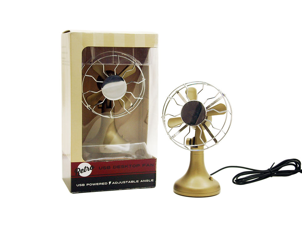 Thumbnail: TT-8214  Retro USB Mini Desktop Fan