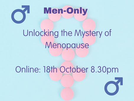 Unlocking the Mystery of Menopause: A Men-Only Event