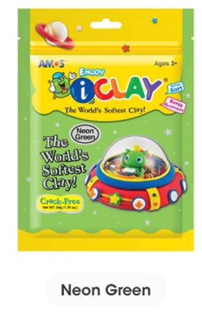 縮圖：韓國AMOS iCLAY 輕黏土 (50g) - 輔助色