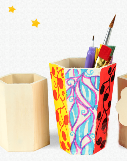 縮圖：木質方形筆筒WB_RE_08