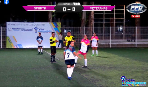 #ENVIVO TRANSMISIÓN EN VIVO FEMENIL COPA AGUASCALIENTES SPARTA VS VETERANAS