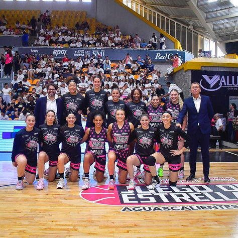 GRAN ESPECTÁCULO EL QUE SE VIVIÓ EN EL JUEGO DE ESTRELLAS DE LA LIGA FEMENIL DE BASQUETBOL